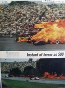 Color photo ad of Dave MacDonalds