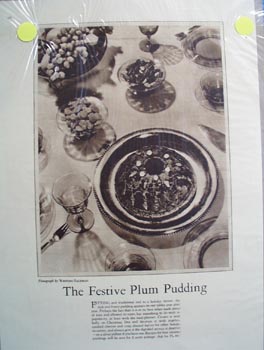 Thanksgiving poems and pudding Ad 1930.