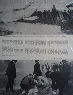 Orville Wrights forgotten Fort Myer Incident photo Ad 1958