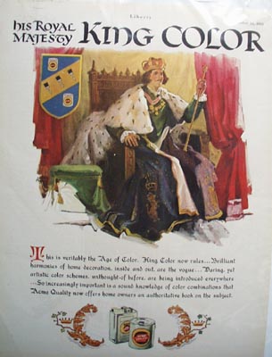 ACME Quality paints, varnish, enamel, lacquer 1928 AD