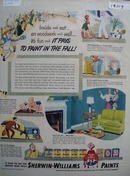 Sherwin-Williams paints cover the world Ad 1950