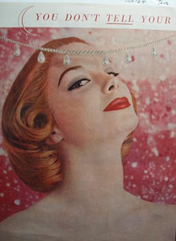Revlon moon drops Ad 1956.