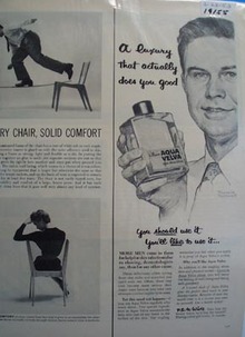 Aqua Velva after-shave Norman Rockwell picture Ad 1953