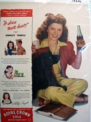 Royal Crown cola Shirley Temple Ad 1944.