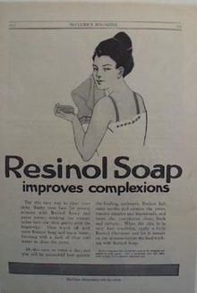 Resinol soap improves complexions Ad 1914.