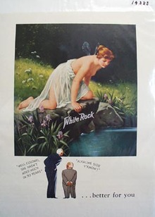 White Rock better for you Ad 1936.