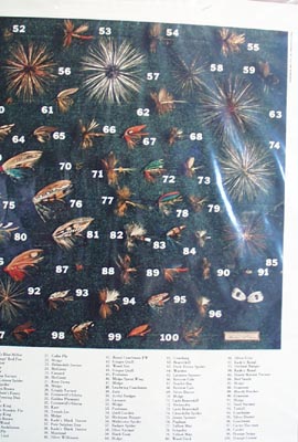 Helen Shaw 101 trout and salmon flies Ad 1960.