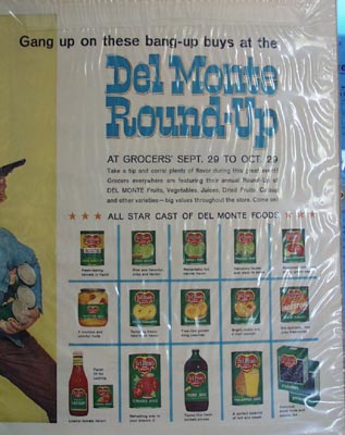 Del Monte round-up Ad 1960.