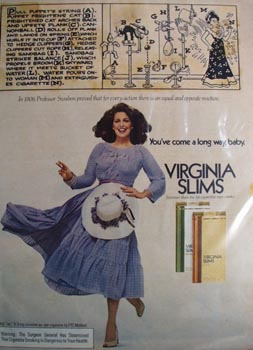 Virginia Slims youve come a long way, baby Ad 1979.