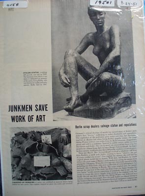 Georg Kolbe Statue Ad 1951.