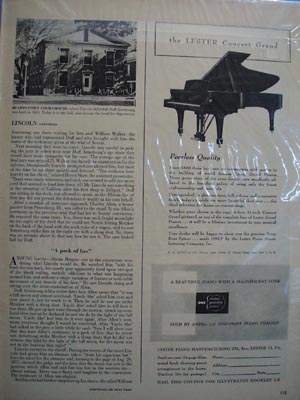A day in Lincolns life Ad 1948