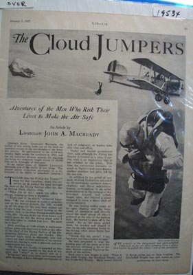 The Cloud Jumpers Ad 1927