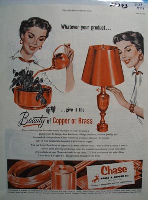 Chase Copper Whatever Your Product Ad 1954