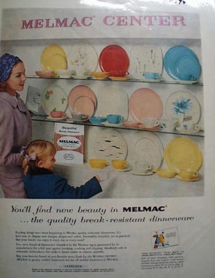 Melmac Center New Beauty Ad 1957