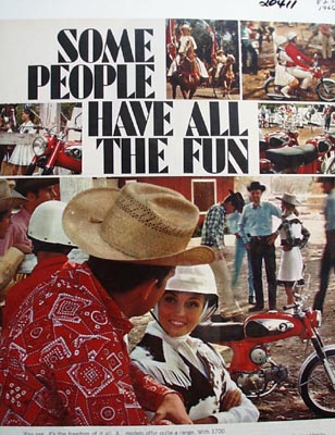 Honda Some People Have All The Fun Ad 1966