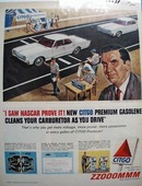 Citgo Gasoline Nascar Proves It Ad 1965