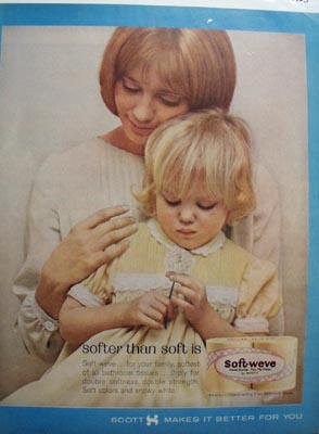 Soft-Weave Softer Than Soft Is Ad 1963
