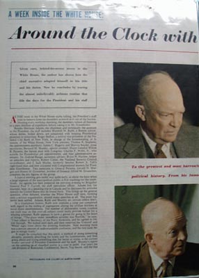 Dwight D Eisenhower Article 1954