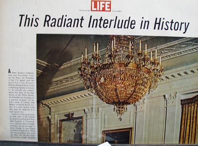 Magazine Photo of Pres. Johnson Dancing 1965.