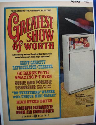 GE Greatest Show of Worth Ad 1968