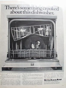 Kitchen Aid Something Crooked Ad 1968
