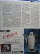 Universal For Finest Coffee Ad 1955