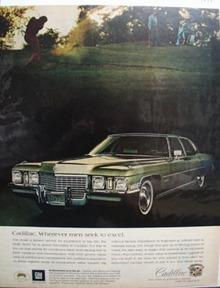 Cadillac Wherever Men Seek To Excel Ad 1972