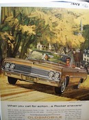 Oldsmobile A Rocket Answers Ad 1963