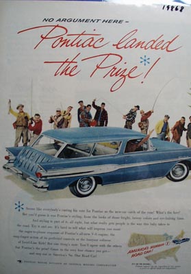 Pontiac No Argument Here Ad 1957
