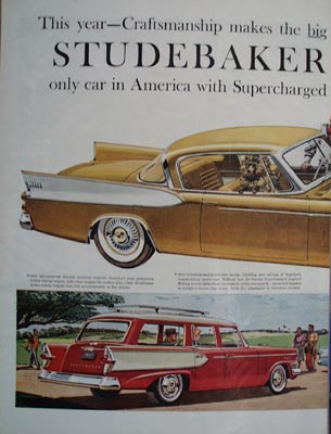 Studebaker In Low Price Field Ad 1956
