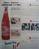 Virginia Dare America's First After Dinner Wine Ad 1956