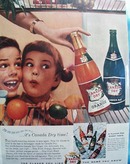 Canada Dry It's Canada Dry Time Ad 1955