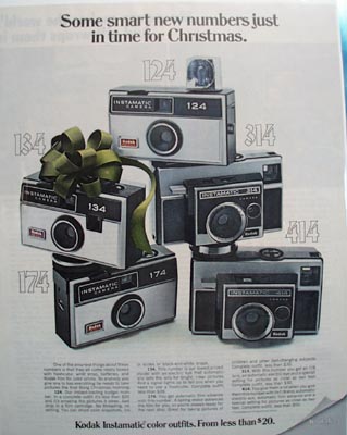 Kodak Christmas ad 1968
