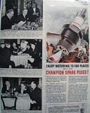 Champion Enjoy Motoring To Far Places ad 1940