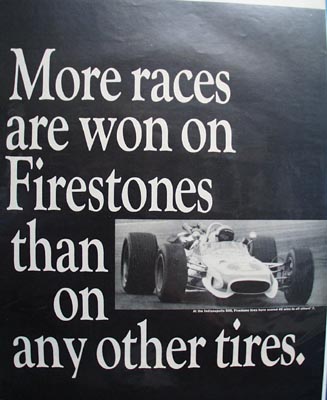 Firestone More Races Are Won Ad 1968