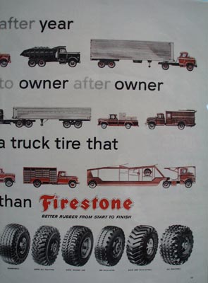 Firestone Year After Year Ad 1957