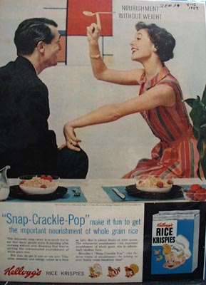 Kellogg's Fun To Get Nourishment Ad 1957