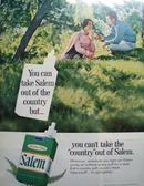 Salem cigarettes Take Salem Out of Country Ad 1968