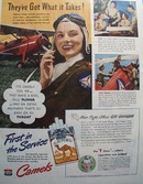 Camel First In The Service Ad 1943
