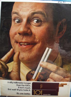 Chesterfield It's One Better Ad 1968