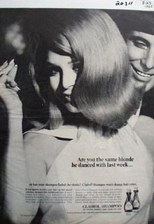 Clairol Shampoo Are You The Same Blonde Ad 1966