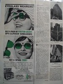 Foster Grant Eyeglass Wearers Ad 1962