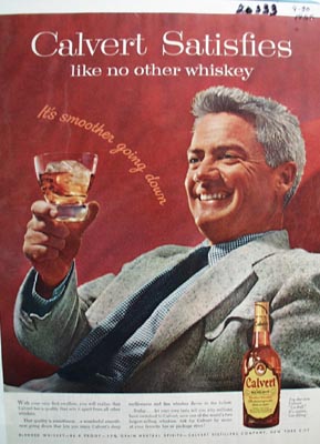 Calvert Like NO Other Whiskey Ad 1955