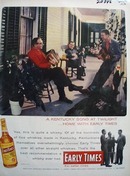 Early Times Whiskey Songs At Twilight Ad 1956
