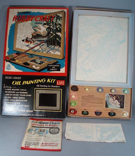 Hasbro Hobby Craft Balerina original paint by number kit.