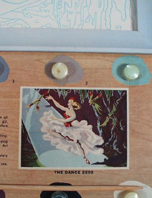 Hasbro Hobby Craft Balerina original paint by number kit.