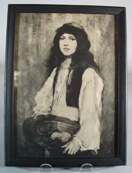 Victorian girl Print, Gypsy in appearance