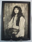 Victorian girl Print, Gypsy in appearance