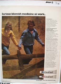 Clearasil Medicine at Work Ad 1972.
