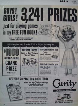 Curity Contest Ad 1952